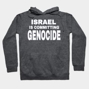 Israel IS Committing Genocide - White - Double-sided Hoodie